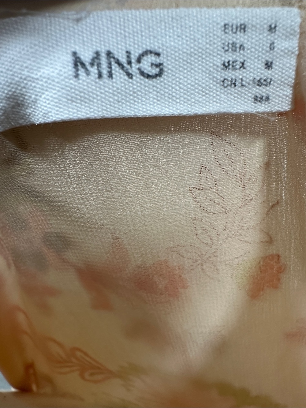 Mango Floral V-Neck Maxi Dress in Blush, Coral and Olive - Picture 10 of 12